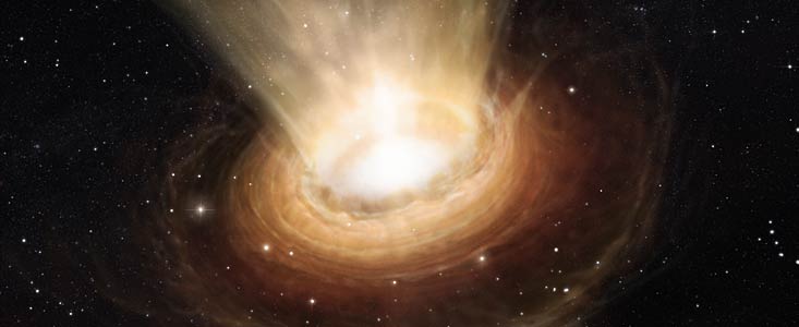 Une surprise poussiéreuse autour d'un trou noir géant