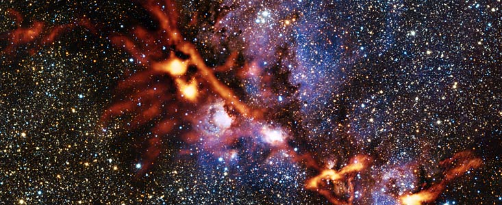 Le rayonnement froid de la formation des étoiles