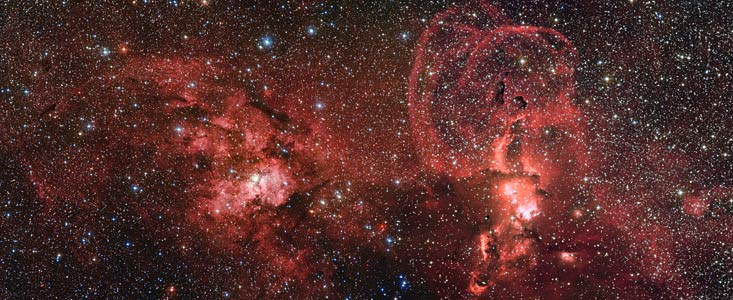 Une spectaculaire région de formation d'étoiles