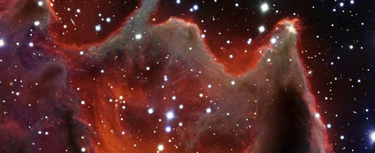 Images du globule cométaire CG4 acquises par le VLT