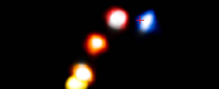 Nuage de poussière passant près du trou noir du centre de la Galaxie