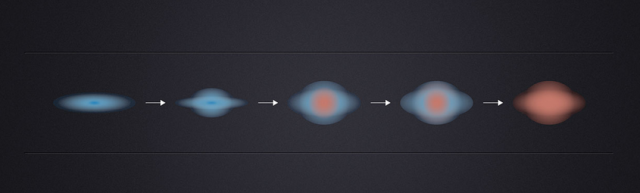 Quand le cœur des galaxies géantes s'éteint...