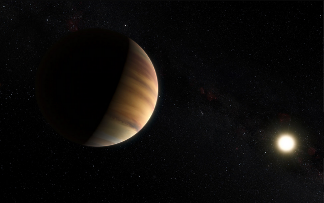 Premier spectre d'une exoplanète dans le domaine visible