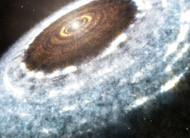 Une explosion d’étoile révèle la limite eau-neige