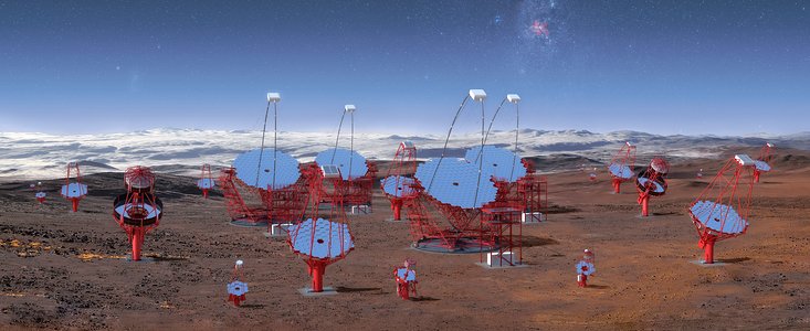 L’ESO accueillera le réseau austral de télescopes Cherenkov à Paranal