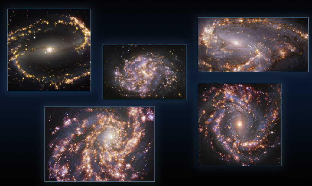 Les caractéristiques étonnantes des galaxies proches