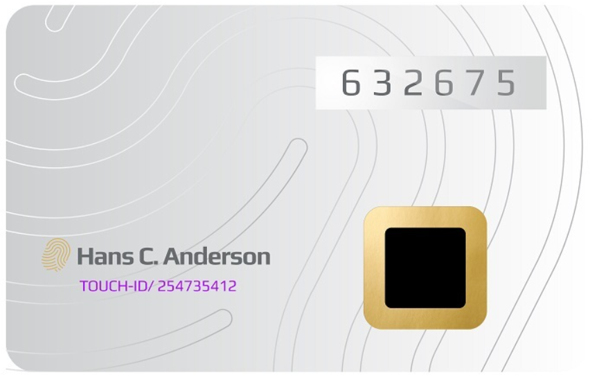 Une nouvelle carte à puce avec capteur d’empreintes digitales
