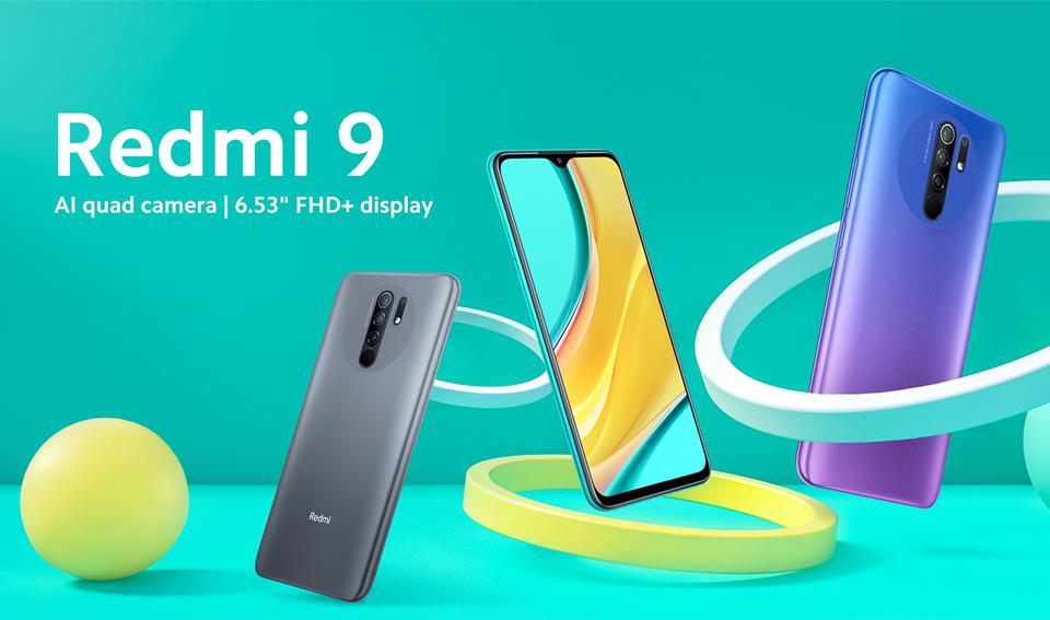 Le smartphone Xiaomi Redmi 9