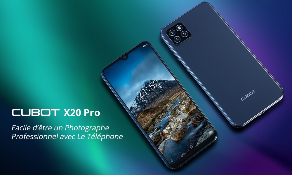 Le smartphone CUBOT X20 Pro