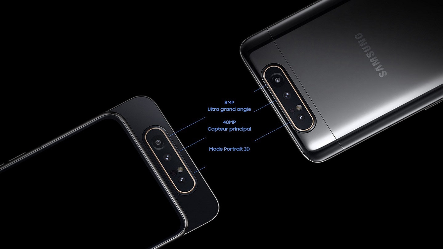 Le smartphone Samsung Galaxy A80
