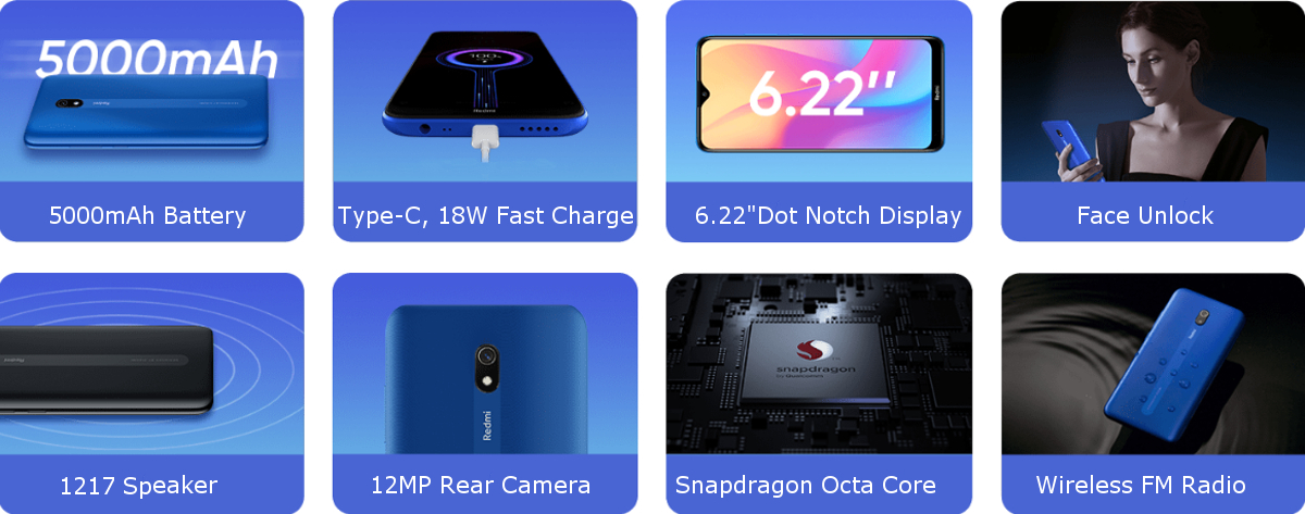 Le smartphone Xiaomi Redmi 8A