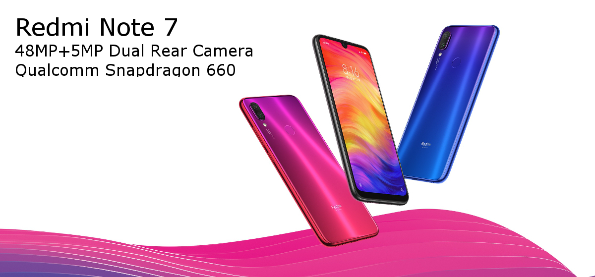 Le smartphone Xiaomi Redmi Note 7