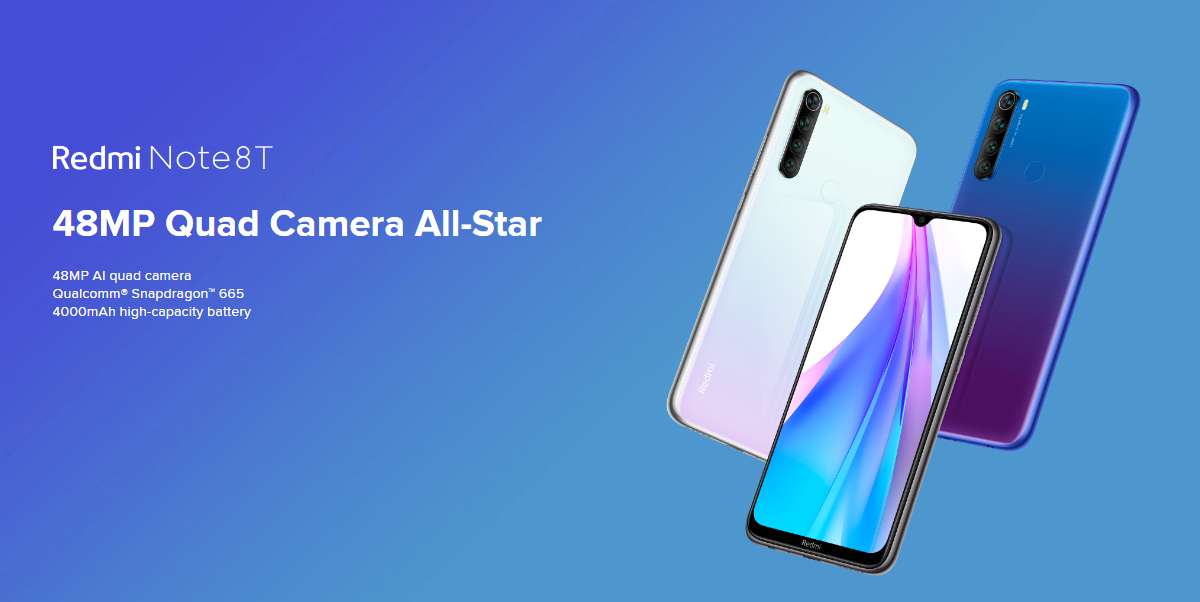 Le smartphone Xiaomi Redmi Note 8T