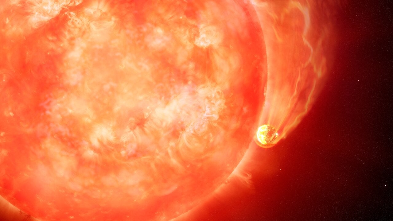 Vidéo: une étoile dévore une planète en direct, le film du destin de la Terre