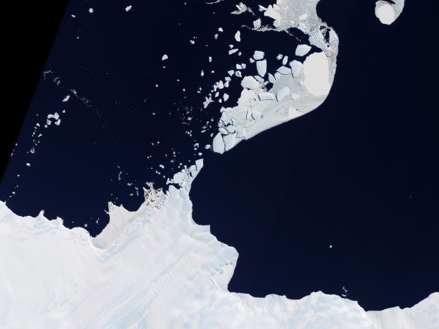 La fonte des glaciers du Groenland et de de l'Antarctique