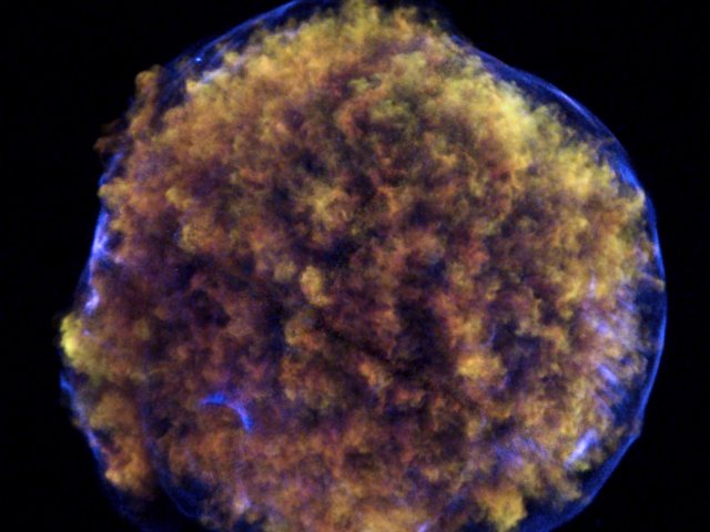 Les vestiges de la supernova de Tycho: nouvelle analyse