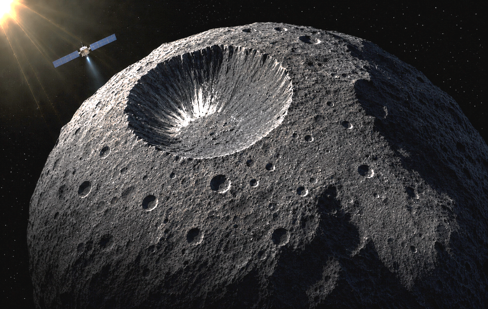 🛰️ Que penser des avalanches sur l'astéroïde Vesta ?