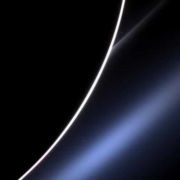 L'étoile du matin, depuis Saturne