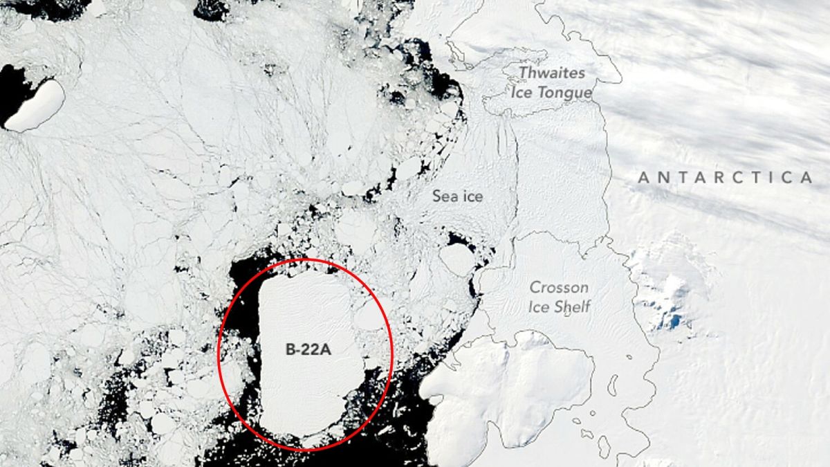 Vidéo: rapide déplacement du colossal iceberg B-22A, les scientifiques préoccupés