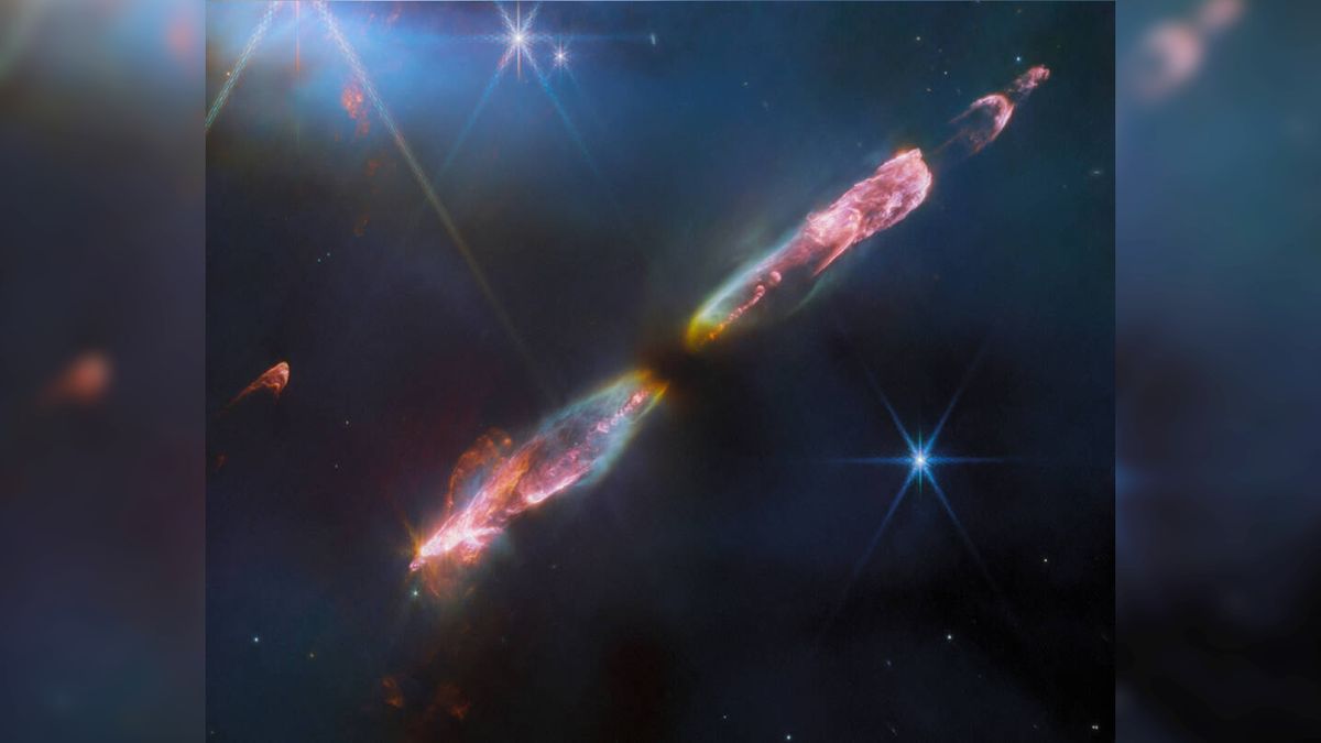 Deux "sabres laser" visibles sur les images de cette jeune étoile