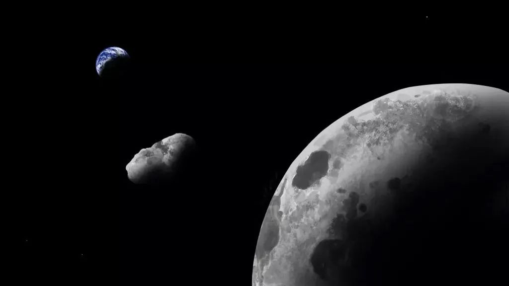 Un morceau de la Lune, en orbite autour du Soleil, se rapproche de la Terre