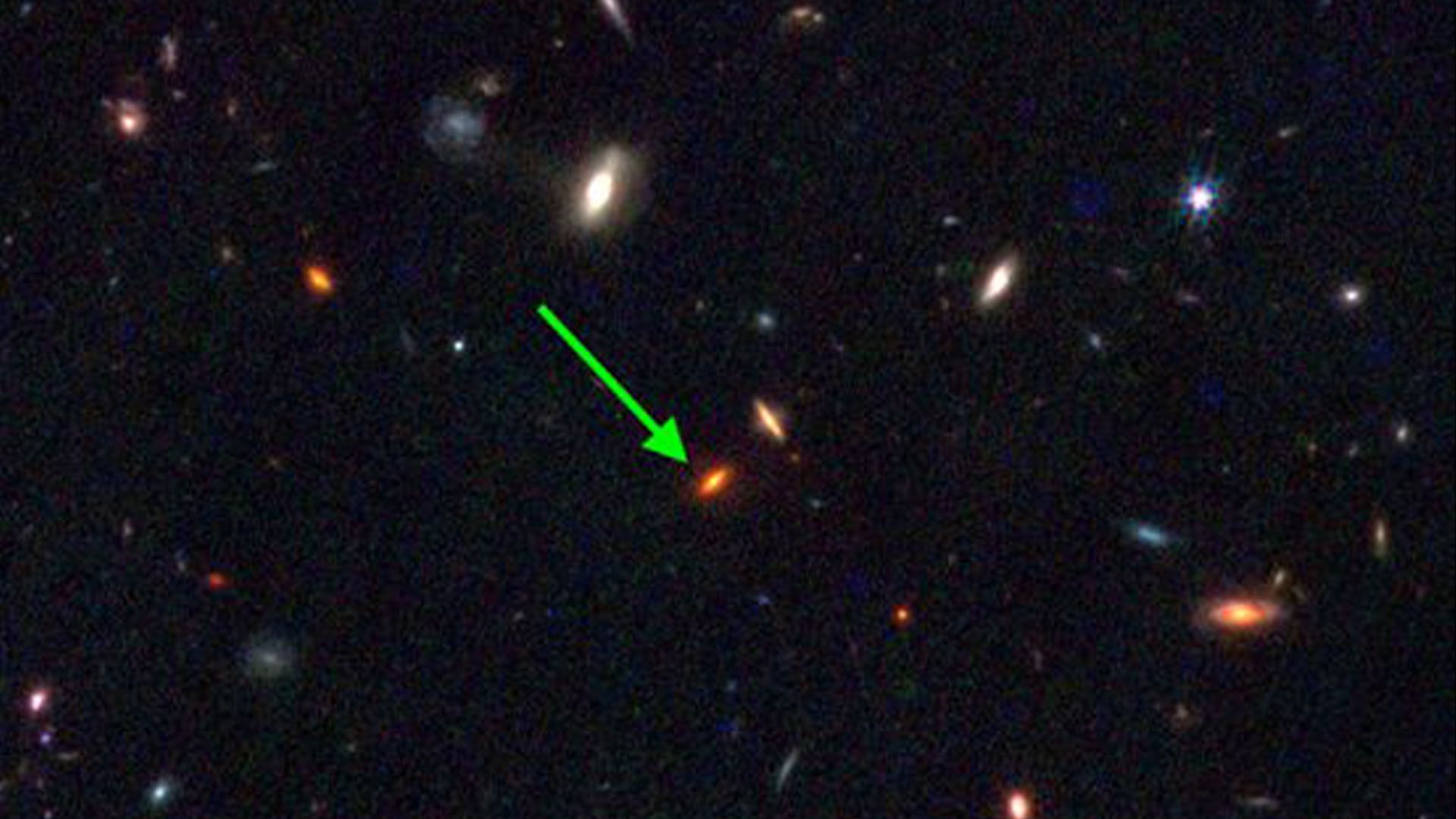 Um gigante em um Universo tão jovem: como é possível?