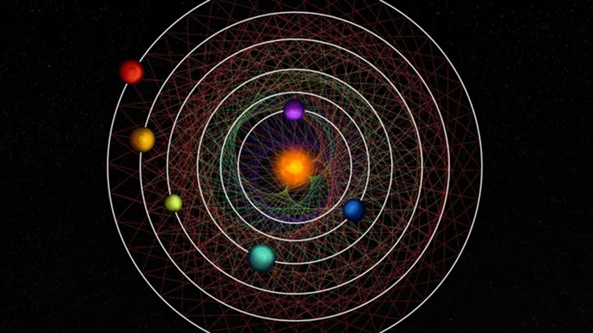 Este sistema planetário matematicamente perfeito abrigaria vida inteligente?