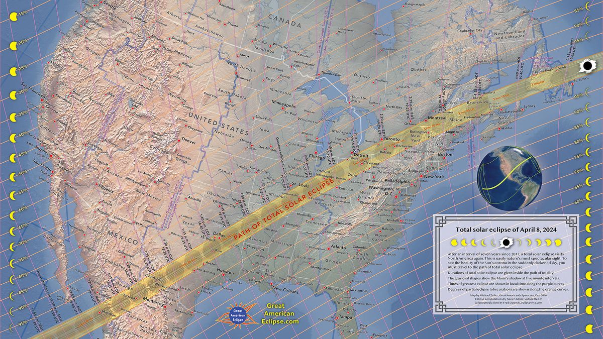 Total solar eclipse: Mexico, the United States, and Canada to look skyward this April 8th