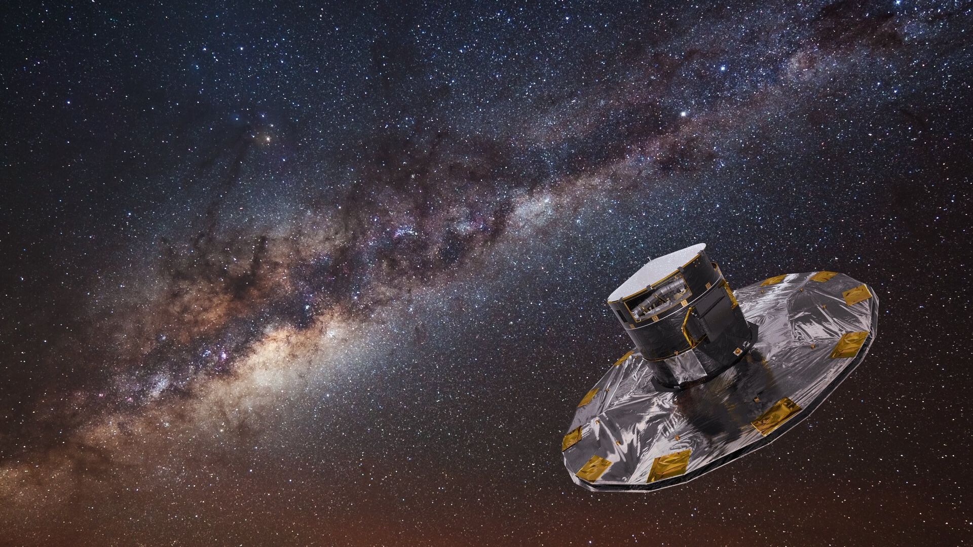 O observatório Gaia sobreviveu a uma dupla ofensiva espacial