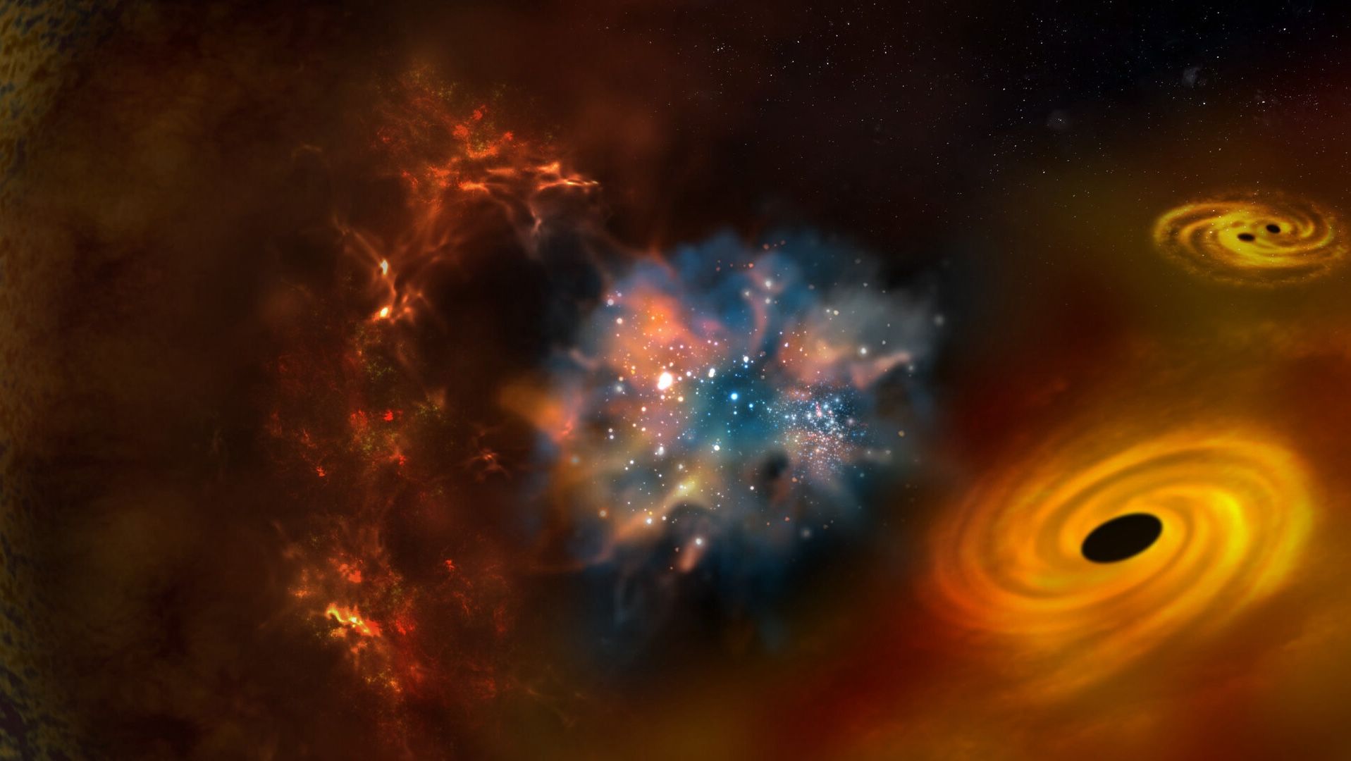 La matière noire créée avant le Big Bang: une théorie intriguante...