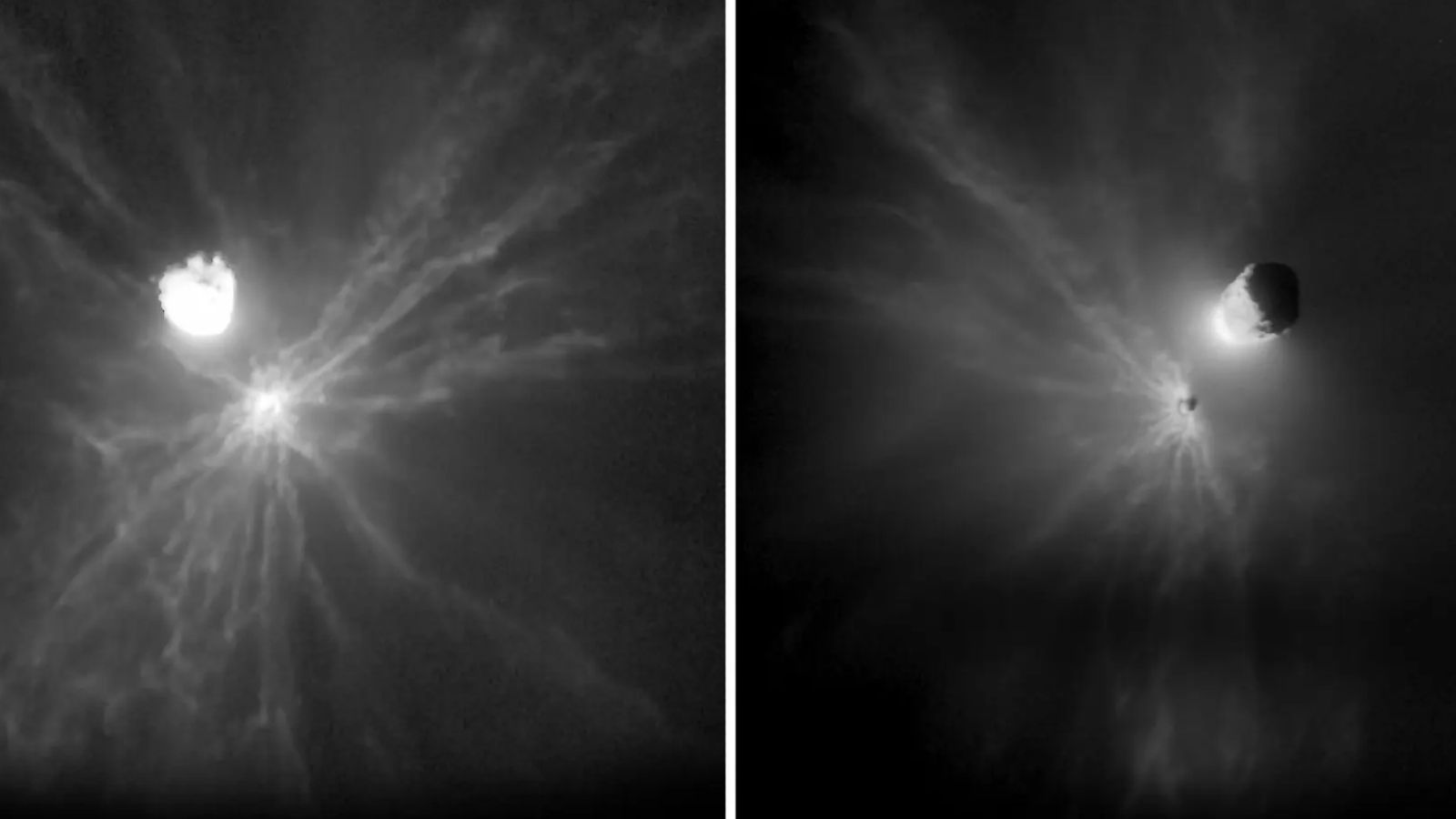 ☄️ Les scientifiques ne comprennent pas la trajectoire des fragments de l'astéroïde Dimorphos