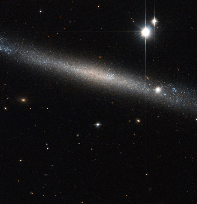 Hubble observe une galaxie super fine
