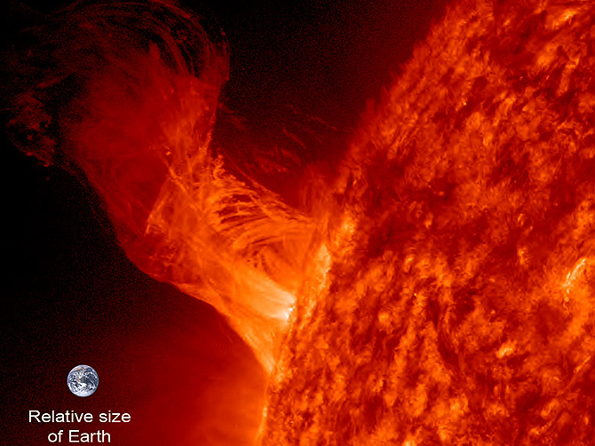 Vidéo: Eruption solaire, un ballet sur le soleil