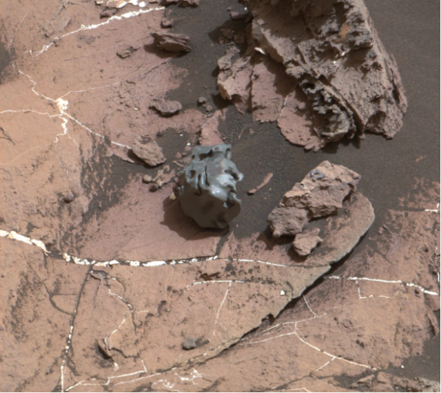 Une météorite analysée sur Mars par CHEMCAM