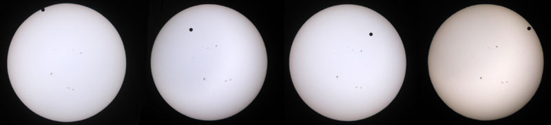 Passage de Vénus devant le Soleil en photos et vidéos