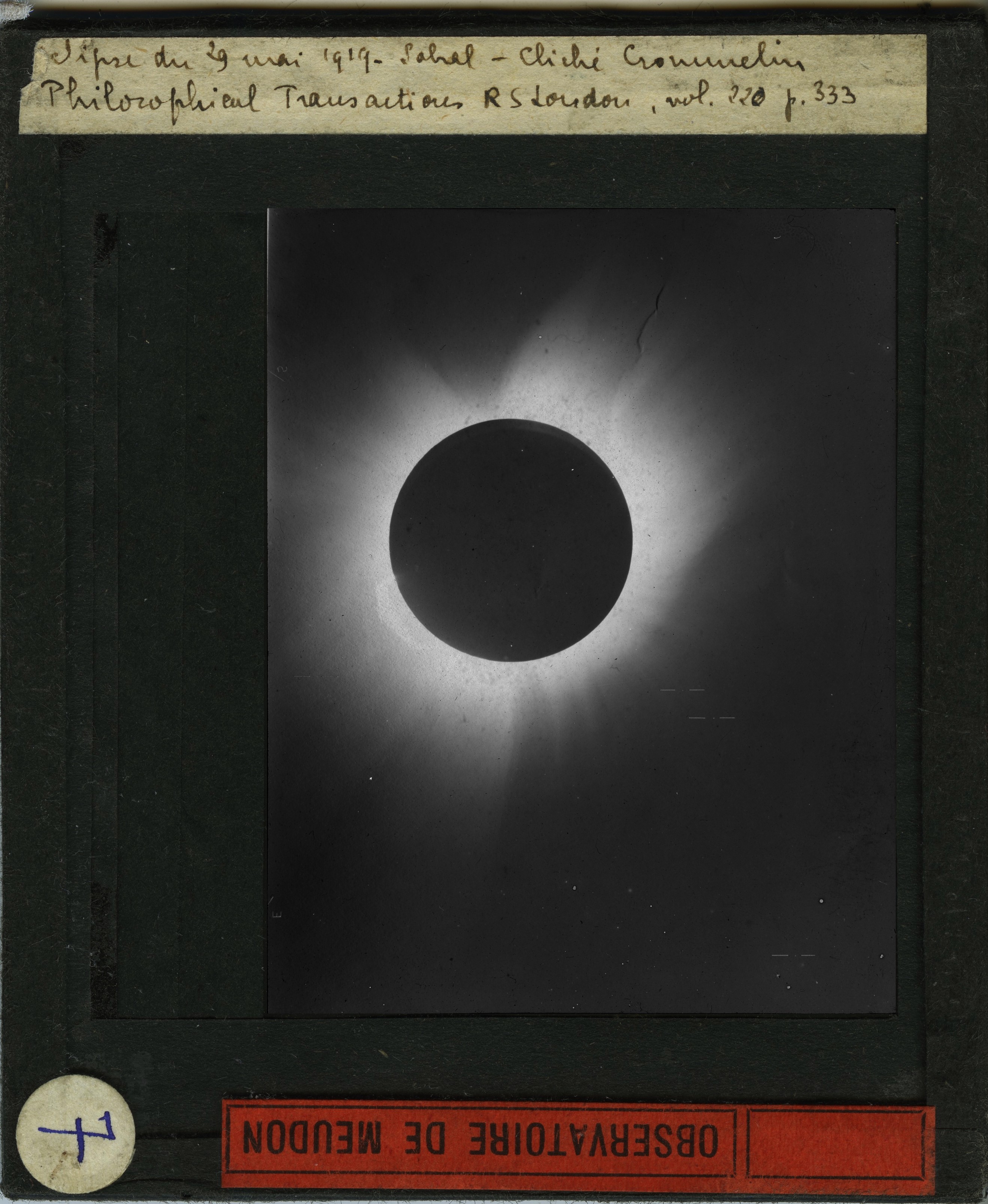 L’éclipse solaire de 1919: la relativité générale est née