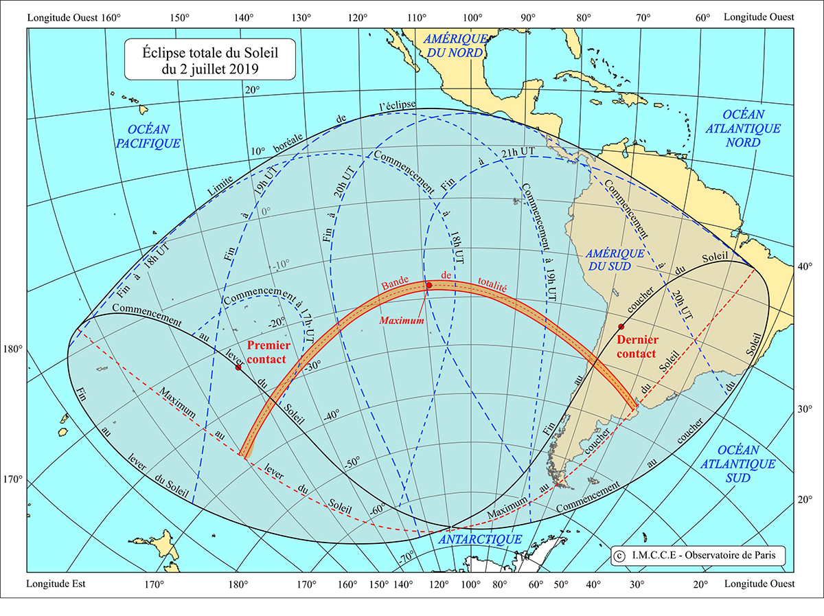 L’éclipse totale de Soleil du 2 juillet 2019