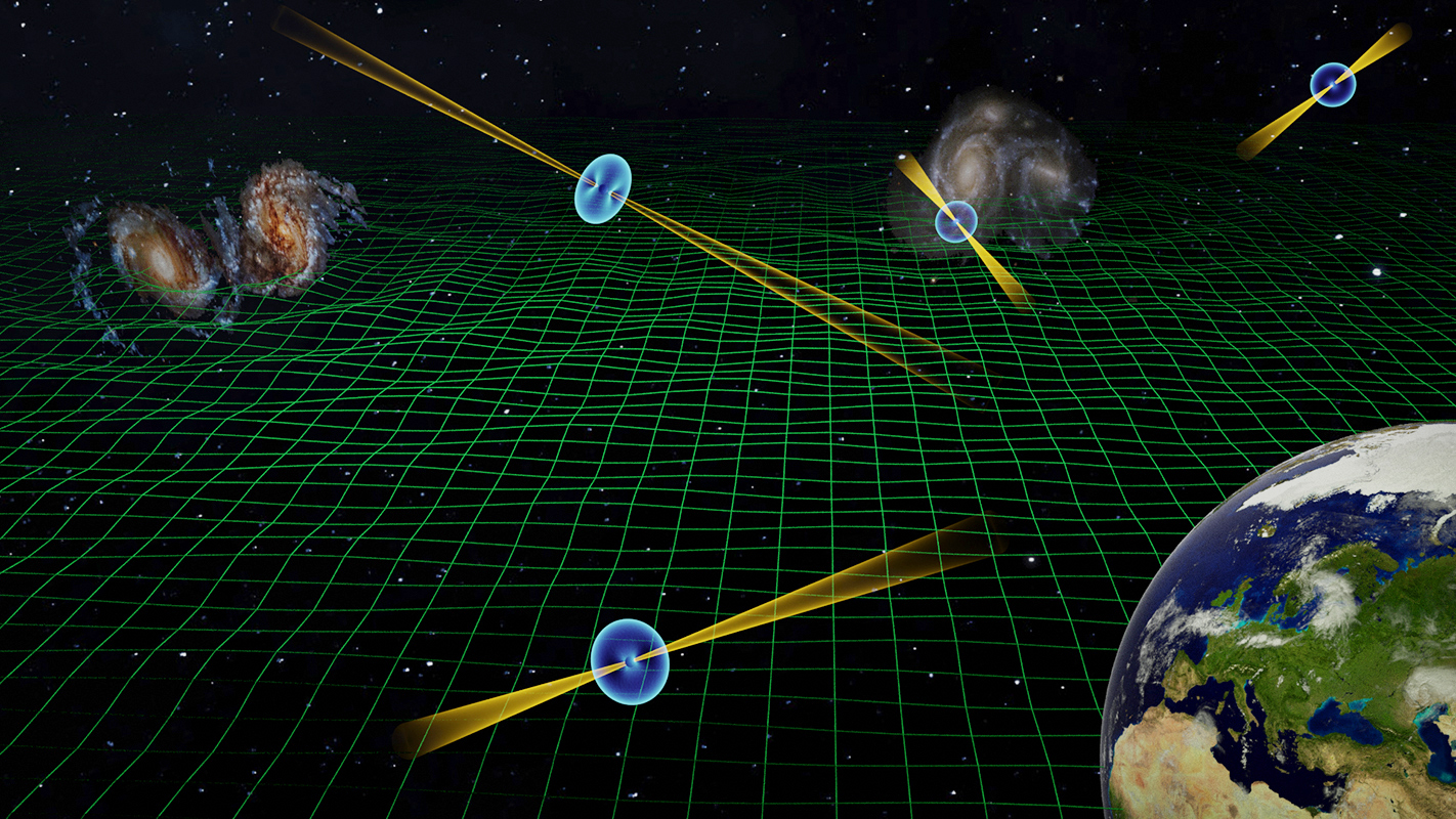 Détection d’un "signal prometteur" du fond d’ondes gravitationnelles