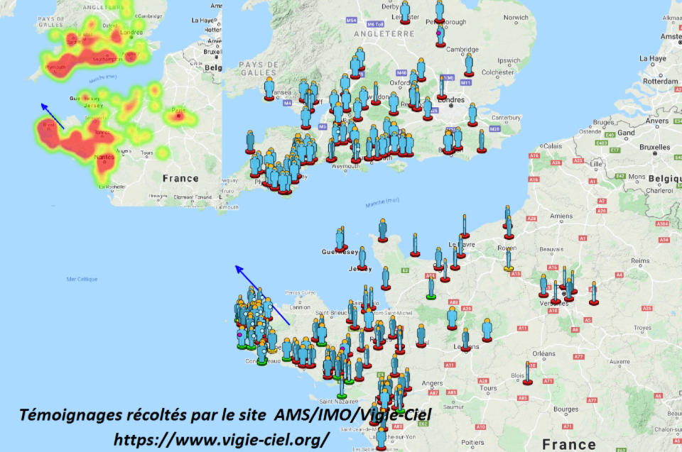Bolide observé dans le ciel français le 5 septembre 2021: premières analyses