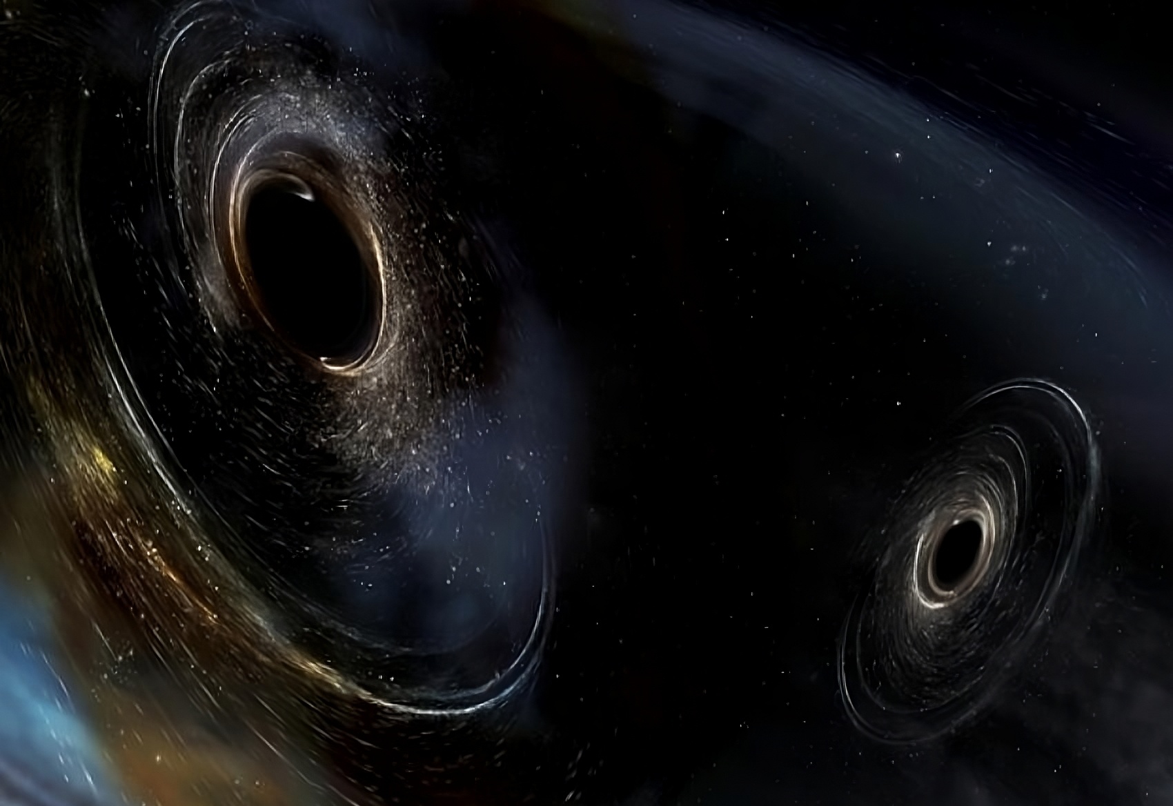 Les ondes gravitationnelles pourraient lever le mystère de la matière noire