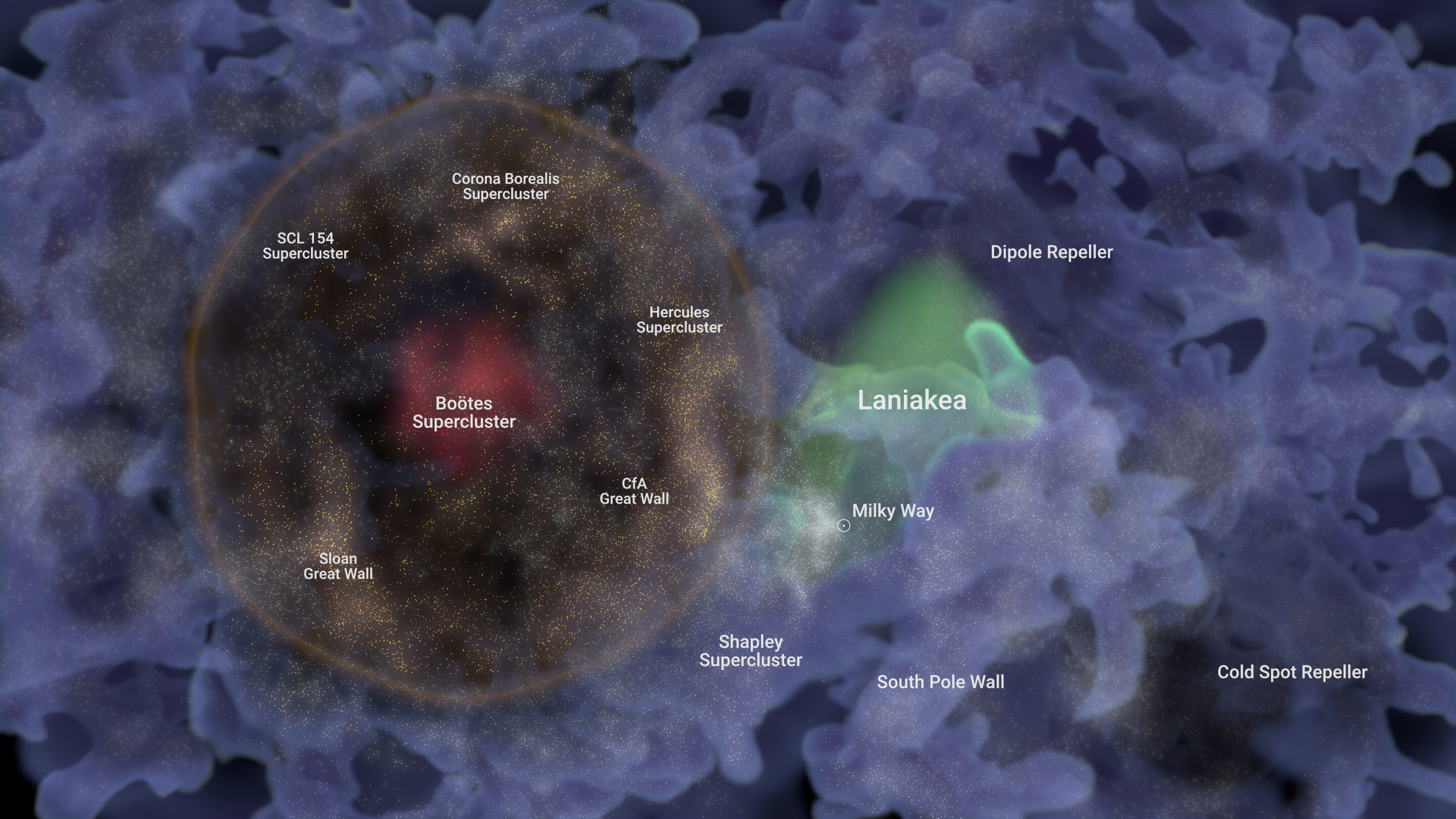 Une bulle cosmique gigantesque révèle des secrets sur la naissance de l'Univers