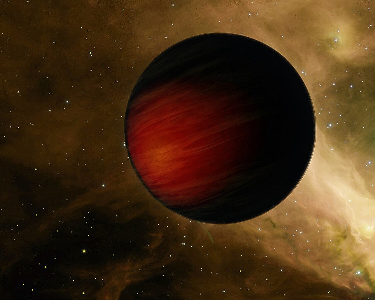 Vapor d'água detectado na atmosfera do exoplaneta Smertrios