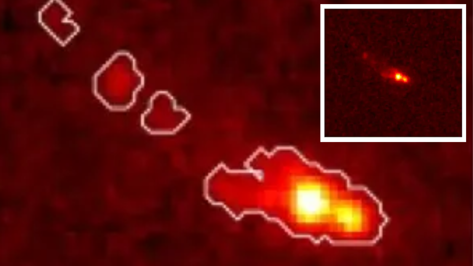 Detectada pelo Hubble, registrada pelo James Webb: de onde vem essa "estrutura impossível"?