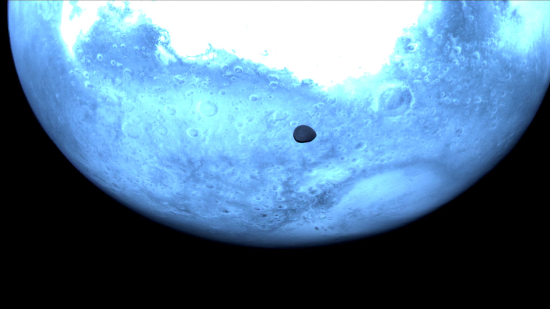 A sonda Hera captura imagens inéditas desta pequena lua de Marte 🟠