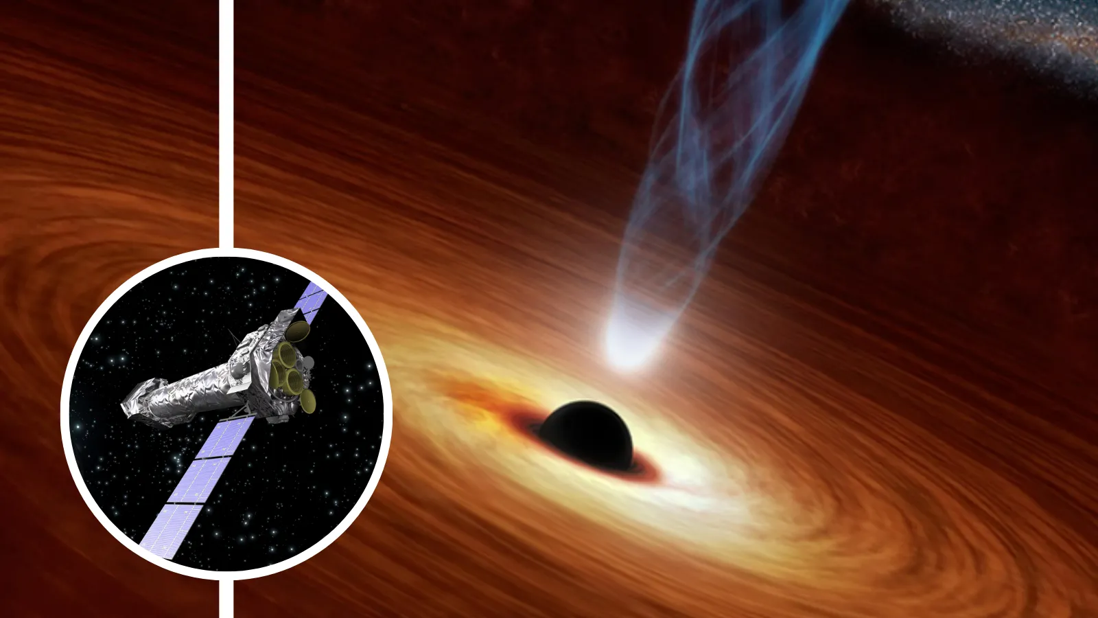 Este buraco negro supermassivo 'arrota' matéria a uma velocidade incrível
