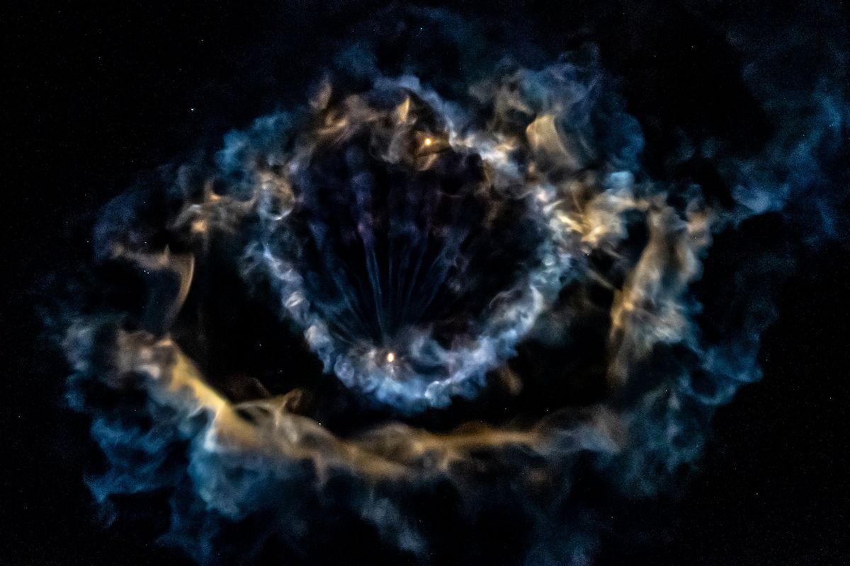🚀 Cette "nébuleuse" visible dans le ciel est d’origine artificielle