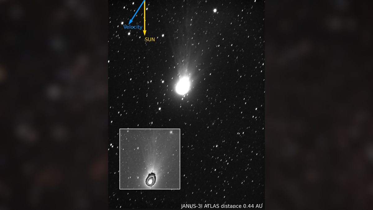 ☄️ 3I/ATLAS : cette image de l'objet interstellaire reçue en décalage de plusieurs semaines