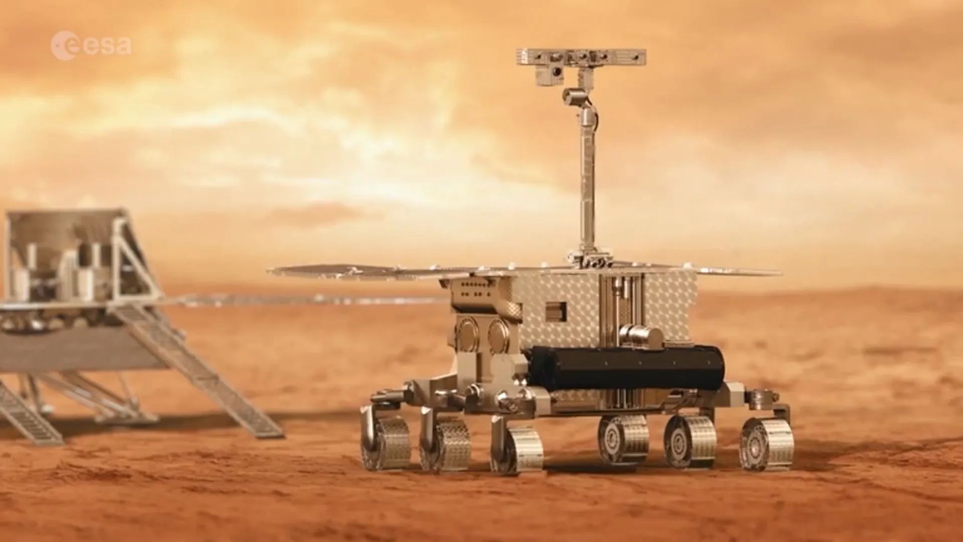 🚀 Finally a European rover on Mars with the launch of Rosalind Franklin