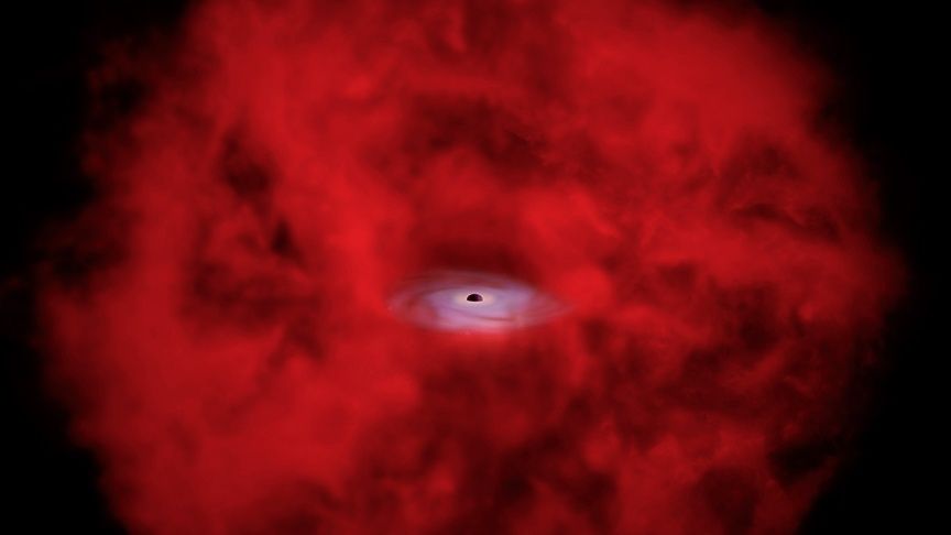 🔭 Os misteriosos pequenos pontos vermelhos: imensas "estrelas" cujo coração é um buraco negro