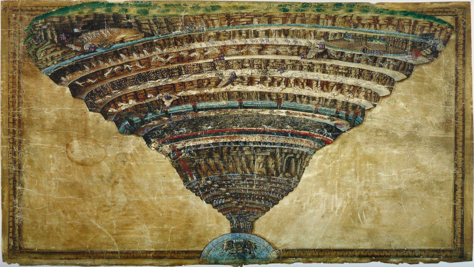 📜 O Inferno de Dante descreve princípios científicos desconhecidos na Idade Média